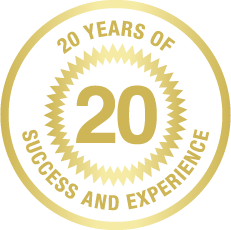 20年に渡る実績と経験